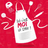 Mesa bella serviettes 33x33 cm 3 plis ici c'est moi le chef x20
