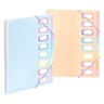 Viquel trieur extensible 8 compartiments a4 polypro rainbow pastel