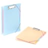 TRIEUR EXTENSIBLE   CLIP CASE   6 COMPARTIMENTS A4 RAINBOW PASTEL