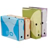 Lot de 4 boites d'archives couleurs
