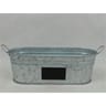 Jardinière en zinc avec ardoise