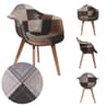 Fauteuil patchwork pu