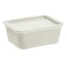Nouveaute box bella 1.18l blanc metal avec couvercle
