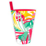 Verre a paille 40 cl vegetation luxuriante