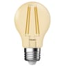 Ampoule filament decorative verre ambre forme standard