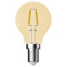 Ampoule filament décorative verre ambre forme G45