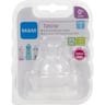 Mam tetine antomique debit 1 lent silicone X2