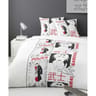 Parure housse de couette 140x200 + 1 taie 63x63 samourai