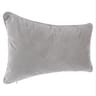 Coussin "lilou" 30x50cm gris clair