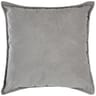 Coussin "lilou" 45x45cm gris clair