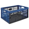 Tontarelli casier pliant 32 l noir et bleu