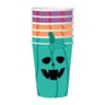 12 gobelets en carton diy halloween citrouille 25cl
