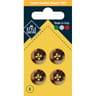 Bouton tailleur écaille 15mm x4 Style Couture
