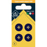 Boutons tailleur marine 15mm x4 Style Couture