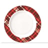 Assiette plate 26.5cm tartan