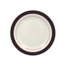 Assiette plate 26.5 cm f or + f couleur