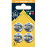 Boutons argent 18mm x4 Style Couture