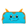 Trousse rectangulaire kids dinosaure bleu