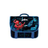 Cartable 38cm spiderman noir et bleu
