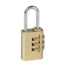 Cadenas à 3 codes laiton 20mm