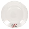 Assiette plate houx 26.5cm festonnee