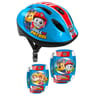 Casque + coudières + genouillères pat patrouille
