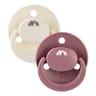 2 sucettes eco réversible silicone 6+ Lavender - Bébé Confort