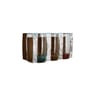 Lot de 6 gobelets marco 39cl fond couleur forme haute