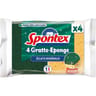 Gratte-eponge eclats mineraux x4