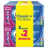 Lotus classic + 480mouchoirs boite 4+2 pur blanc