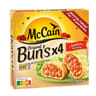Mccain original bun's x4 jambon ketchup 460g