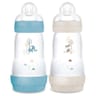 Mam biberon easy start anti-colique 260ml océan + sable tétine débit 2 x2