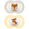 Mam sucette original animaux 18+ mois silicone x2