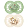 Mam sucette original nature 18+ mois silicone x2