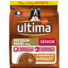 Ultima croquettes chien med/max sénior 7.5kg + 1.5 kg