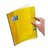 Cahier openflex agrafe 240x320 96 pages optik p.seyes jaune