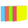 Exacompta cahier classeur dos de 20mm 210x297 4 anneaux polypro néon