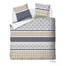 Parure housse de couette 260x240 + 2 taies 63x63 crossy