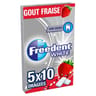 Freedent white chewing-gum sans sucres fraise 5x10 - 70g