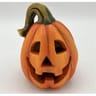 Citrouille terre cuite avec led 11.2x10.8x13.8cm