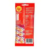 Chupa chups flowpack 6 sucettes xxl gout fraise coeur bubble coeur bubble gum 174 g