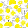 Happy paper serviettes x20 acidoulus yellow black 33x33cm 3 plus