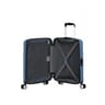 Valise rigide 55cm flashline bleu