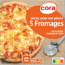Cora pizza 5 fromages cuite sur pierre 390g
