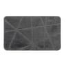 Soft kotor tapis de bain uni microfibres polyester 50x80