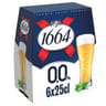 1664 0.0 bière blonde sans alcool 6x25cl 0.0%vol