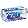 Yaos yaourt à la grecque sur lit de myrtilles 4x125g