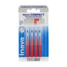 Inava brossettes interdentaires mono compact rouge x4
