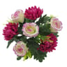 Bouquet de chrysanthème et rose artificiel
