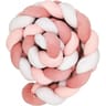 Tresse 200cm rose/blanc velours Babycalin